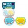 Philips Avent 2 Chupetas Eco UltAir 18M+ Azul