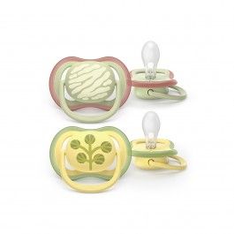 Philips Avent 2 Chupetas Eco UltAir Deco 18M+