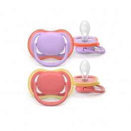 Philips Avent 2 Chupetas Eco UltAir 18M+ Rosa