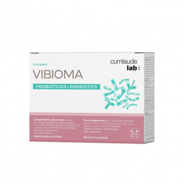 Rilastil Cumlaude Lab Vibioma Probióticos Pêssego 14 Saquetas Rilastil Cumlaude Lab Vibioma Probióticos Pêssego 14 Saquetas