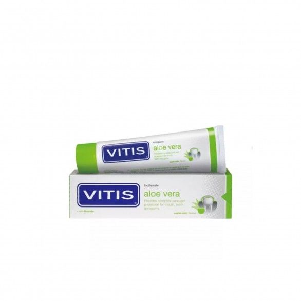 Vitis Aloe Vera Maçã-menta Pasta Dentífrica 100ml Vitis Aloe Vera Maçã-menta Pasta Dentífrica 100ml