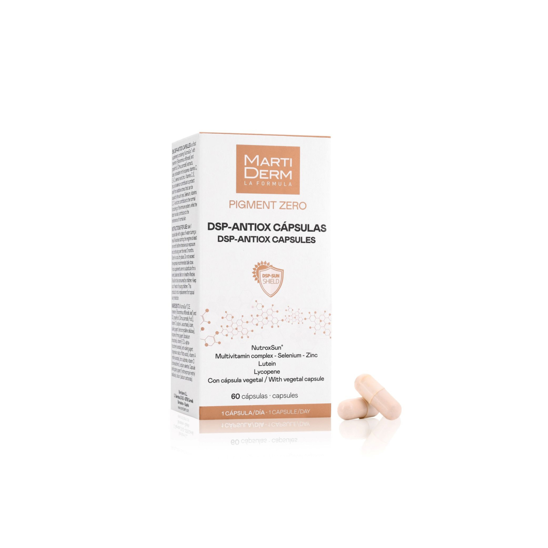 Martiderm Pigment Zero Antiox 60 Cápsulas