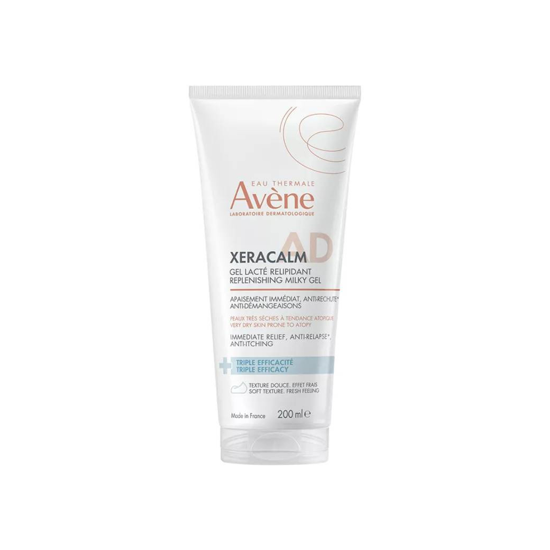 Avène XeraCalm AD Gel Lácteo Relipidante 200ml | Pele Seca e Atópica | Sem Perfume