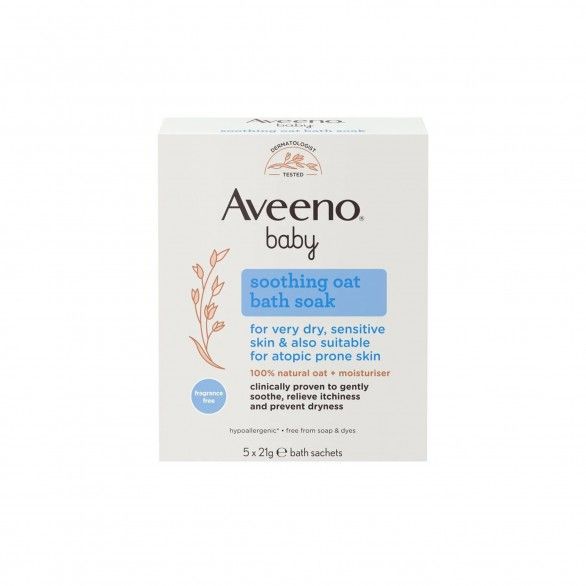 Aveeno Baby P� de Banho Aveia 5x21g