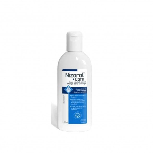 Nizoral Care Shampoo Diário Anti-Caspa Cabelo Oleoso 200ml Nizoral Care Shampoo Diário Anti-Caspa Cabelo Oleoso 200ml