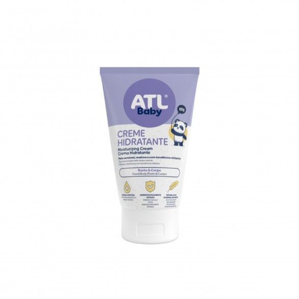ATL Baby Creme Hidratante 100g | Hidratação Suave para Pele Atópica Bebé ATL Baby Creme Hidratante 100g | Hidratação Suave para Pele Atópica Bebé