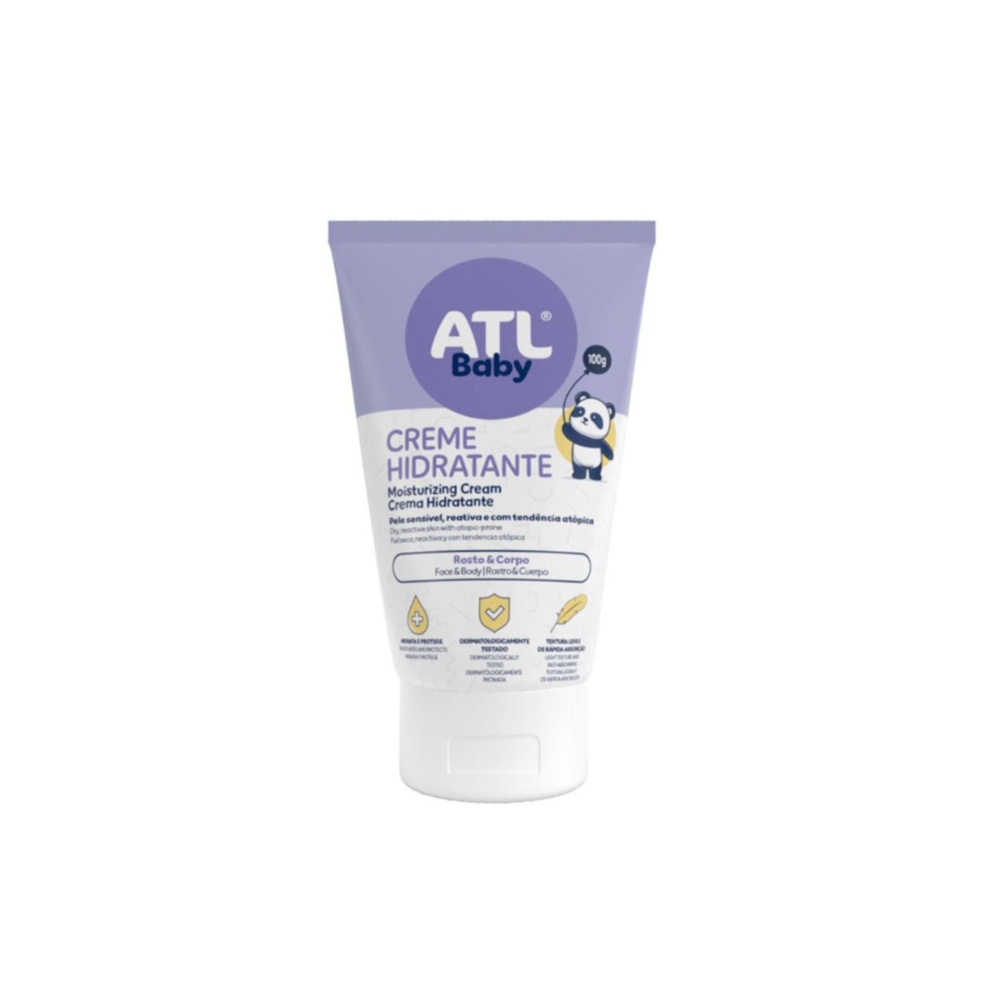 ATL Baby Creme Hidratante 100g | Hidratação Suave para Pele Atópica Bebé