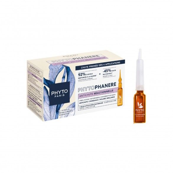 Phyto PhytoPhanere Ampolas Queda de Cabelo Reacional 12x5ml