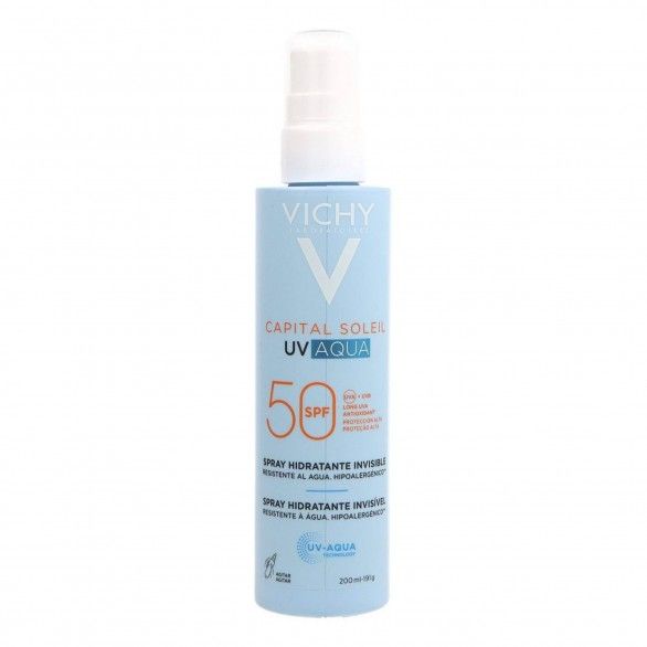 Vichy Capital Soleil UV Aqua Spray Hidratante Invis�vel FPS50 200ml