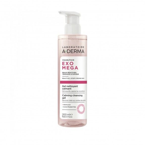 A-Derma Exomega Gel de Limpeza Facial Suavizante 200ml