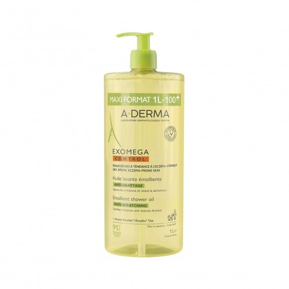 A-Derma Exomega Control Óleo de Duche Emoliente 1000ml A-Derma Exomega Control Óleo de Duche Emoliente 1000ml