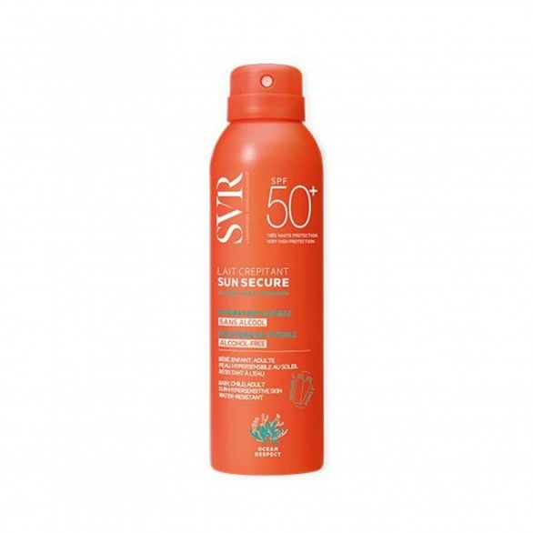 SVR Sun Secure Lait Crepitant SPF50+ 200ml SVR Sun Secure Lait Crepitant SPF50+ 200ml