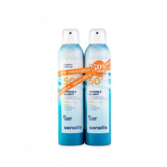 Sensilis Body Spray SPF50 Toque Seco 2x200ml
