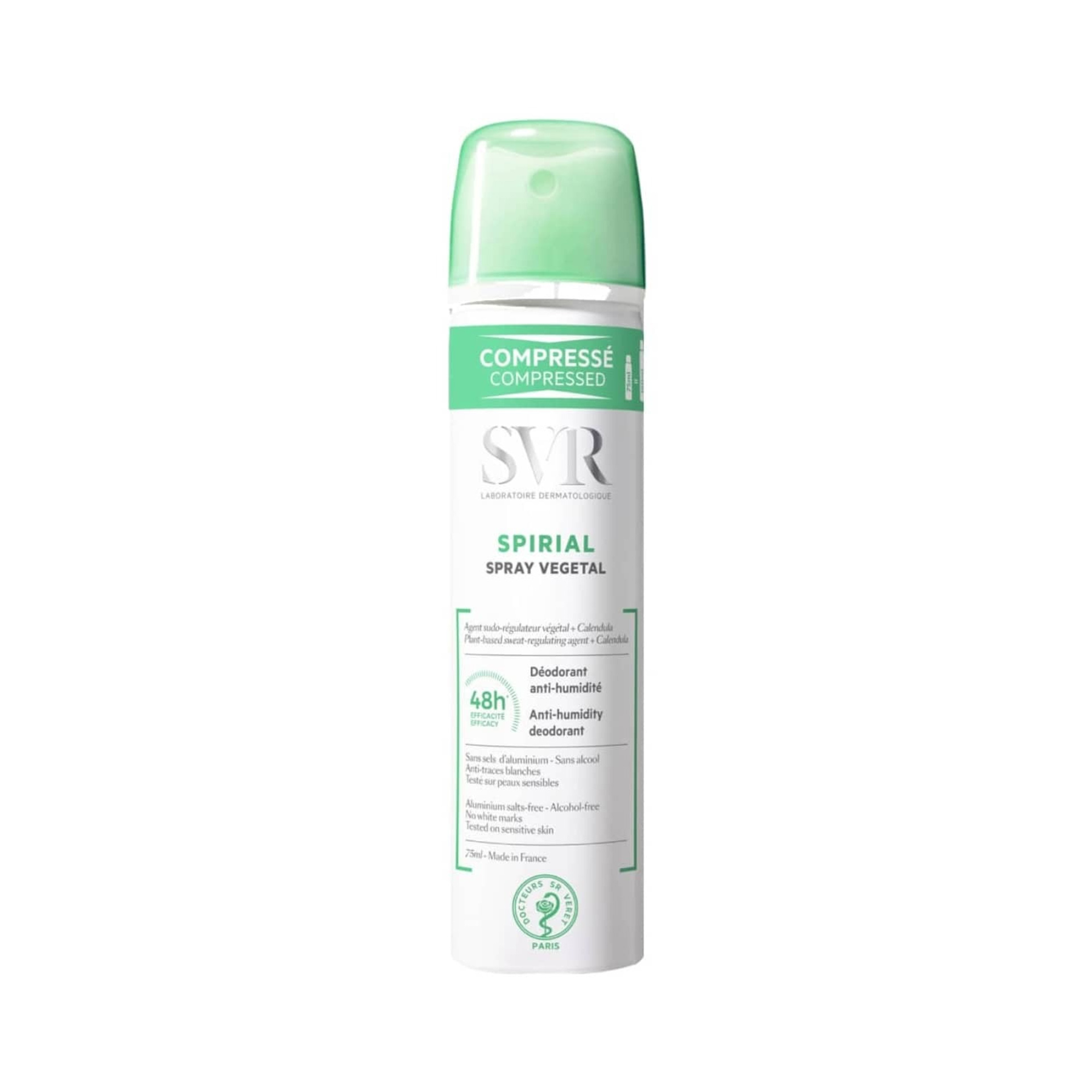 SVR Spirial Deo Spray Vegetal Antitranspirante 75ml