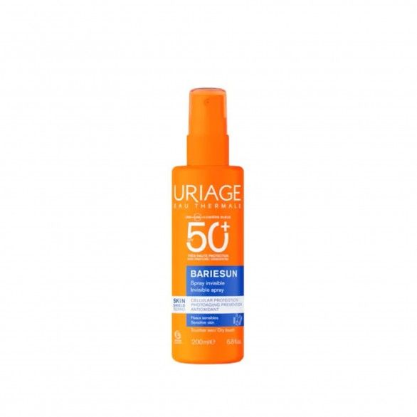 Uriage Bariésun Spray Invisível Sem Perfume SPF50+ 200ml Uriage Bariésun Spray Invisível Sem Perfume SPF50+ 200ml