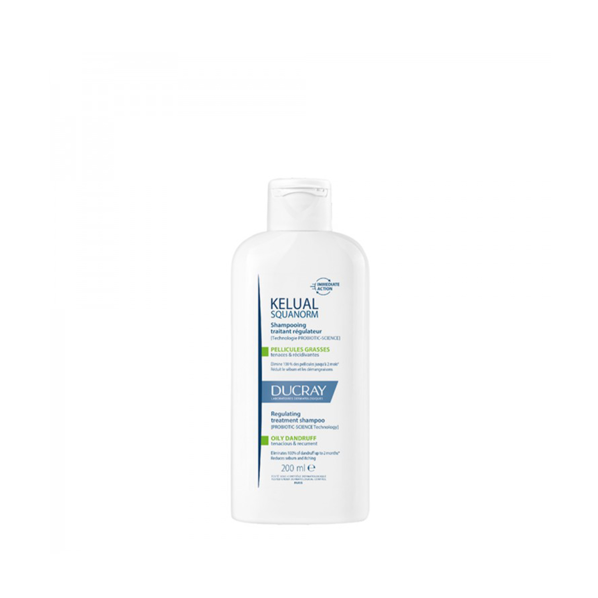 Ducray Kelual Squanorm Shampoo Anti-Caspa Oleosa 200mL