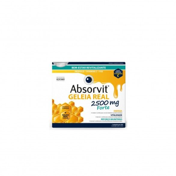 Absorvit Geleia Real Forte 2500mg 20 Ampolas Absorvit Geleia Real Forte 2500mg 20 Ampolas