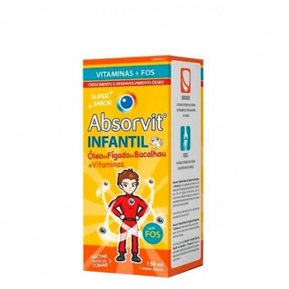 Absorvit Infantil Óleo de Fígado de Bacalhau 150ml Absorvit Infantil Óleo de Fígado de Bacalhau 150ml