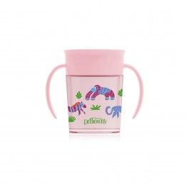 Dr Brown´s Cheers 360 Copo Sem Bocal 6m+ Rosa 200ml Dr Brown´s Cheers 360 Copo Sem Bocal 6m+ Rosa 200ml