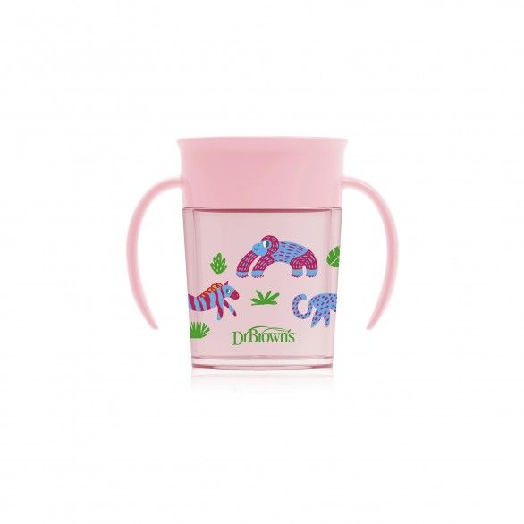 Dr Brown´s Cheers 360 Copo Sem Bocal 6m+ Rosa 200ml Dr Brown´s Cheers 360 Copo Sem Bocal 6m+ Rosa 200ml