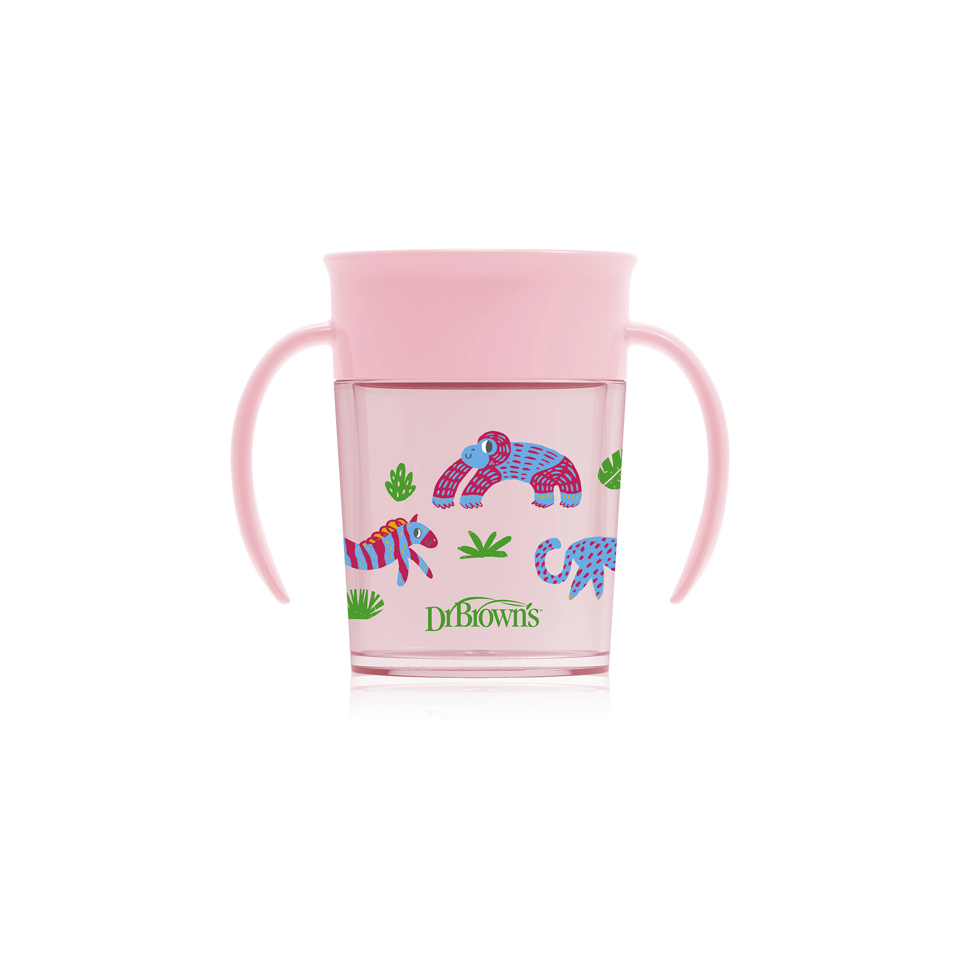 Dr Brown´s Cheers 360 Copo Sem Bocal 6m+ Rosa 200ml