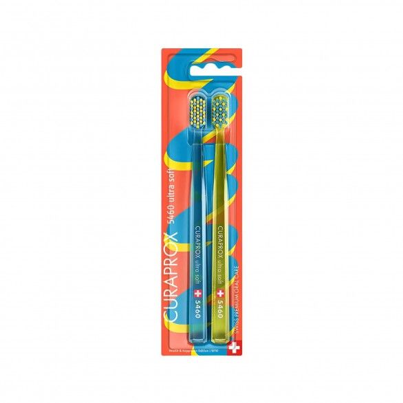 Curaprox CS 5460 Health & Happiness Edition 2026 Escova de Dentes Ultra Macia Pack 2 Unidades Curaprox CS 5460 Health & Happiness Edition 2026 Escova de Dentes Ultra Macia Pack 2 Unidades