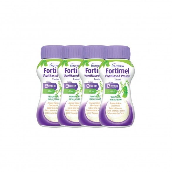 Nutricia Fortimel PlantBased Protein Coco/Ananás 4x200ml Nutricia Fortimel PlantBased Protein Coco/Ananás 4x200ml