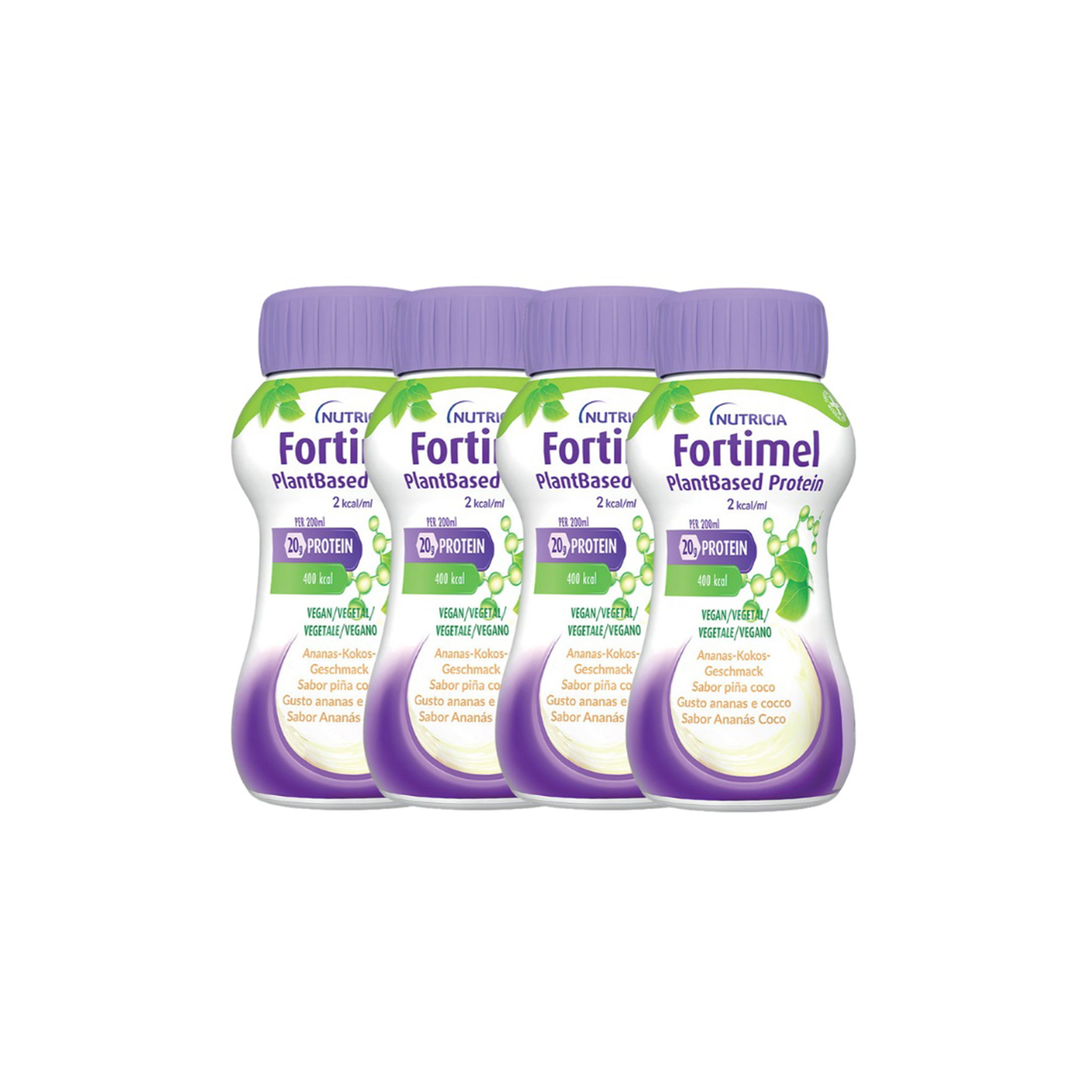 Nutricia Fortimel PlantBased Protein Coco/Ananás 4x200ml