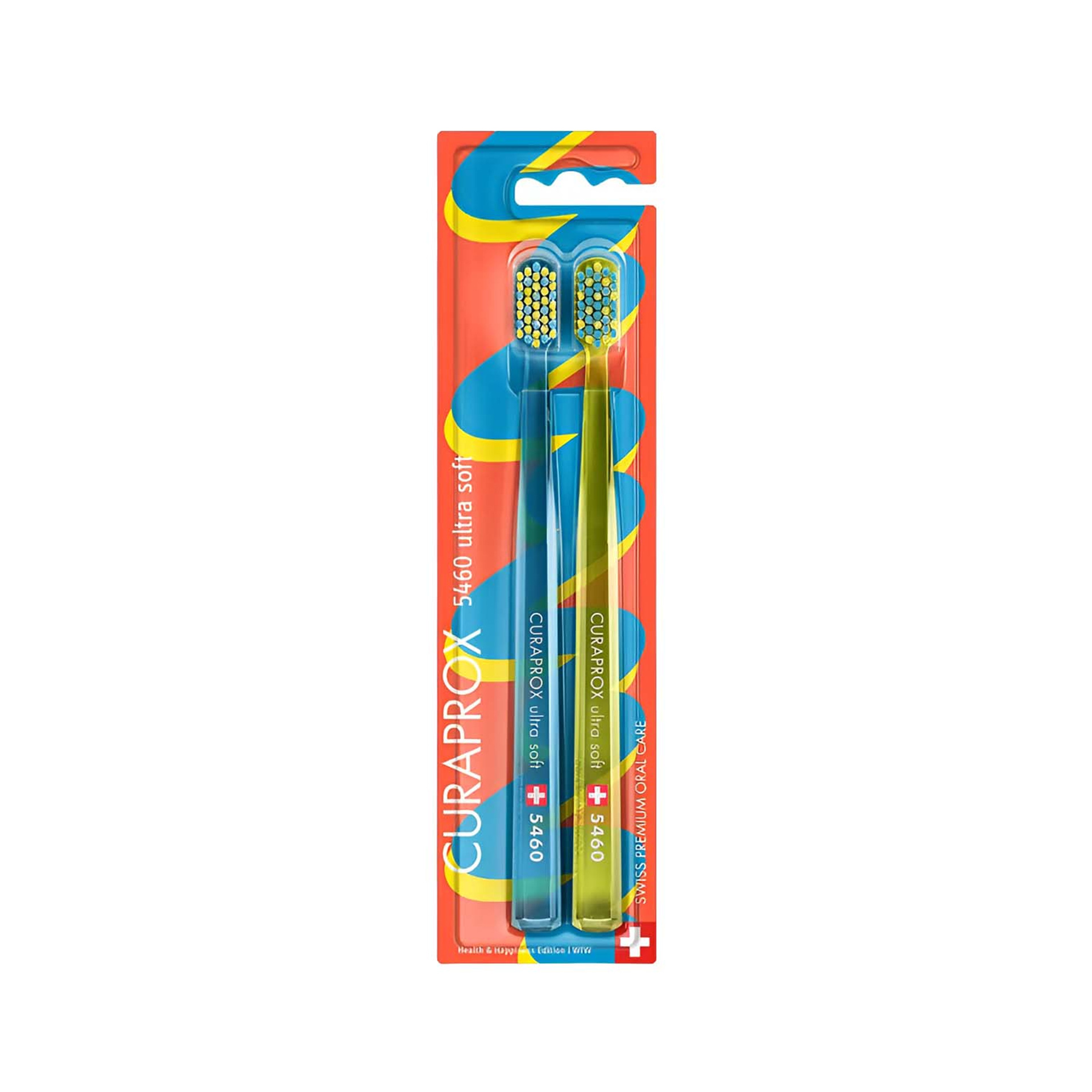 Curaprox CS 5460 Health & Happiness Edition 2026 Escova de Dentes Ultra Macia Pack 2 Unidades