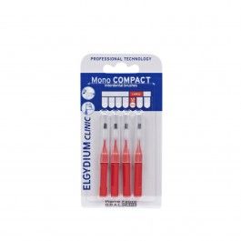 Elgydium Clinic Escovil Mono Compac Vermelho 4 Escovilh�es