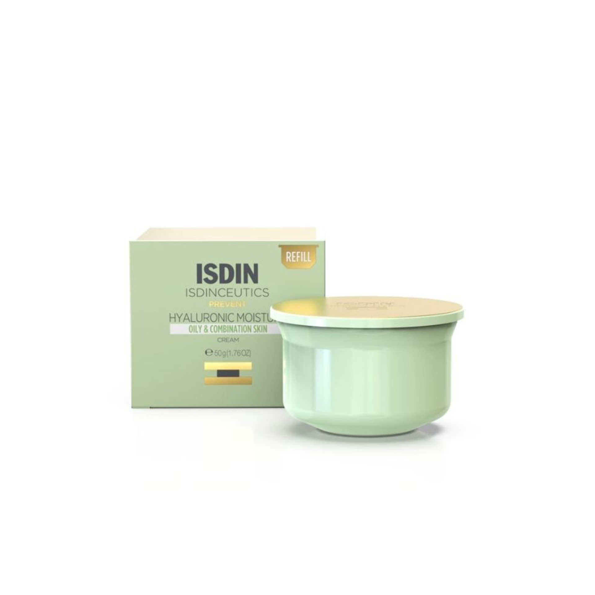 Isdinceutics Hyaluronic Moisture Refill Creme Pele Mista Oleosa 50g