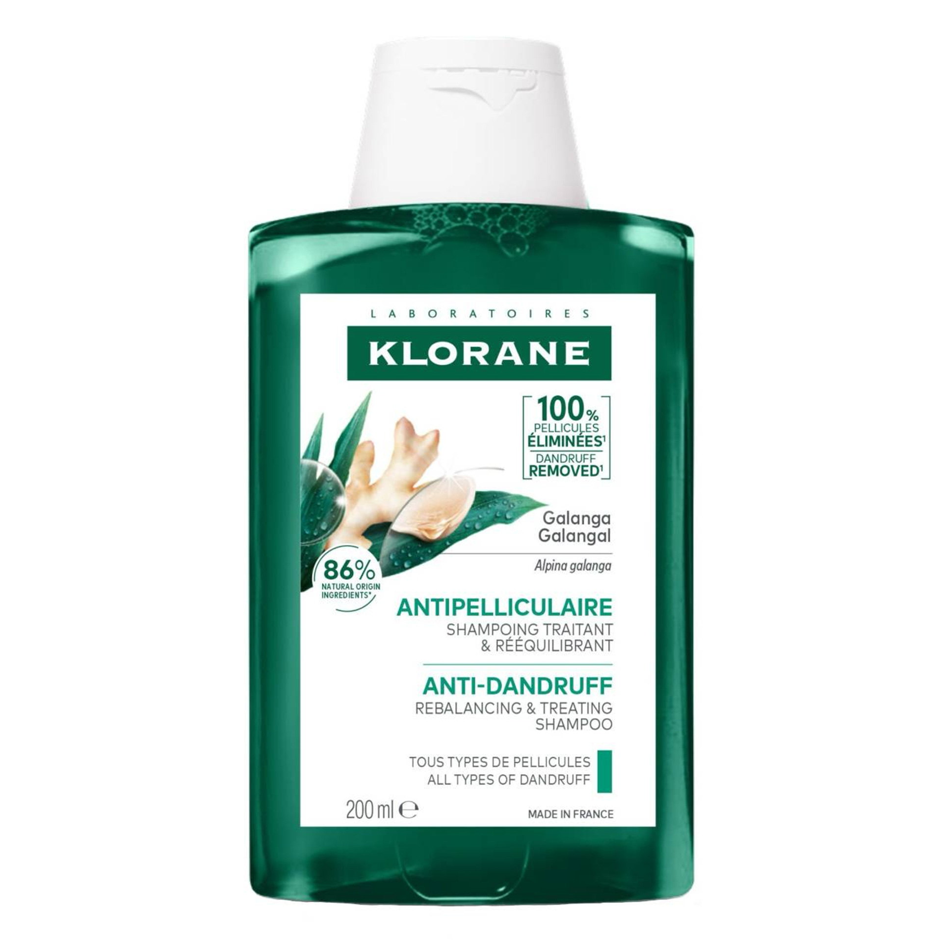 Klorane Galanga Shampoo Anticaspa Reequilibrante 200ml